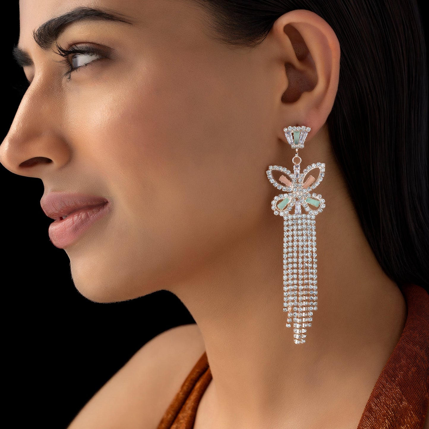 Butterfly Crystal Danglers