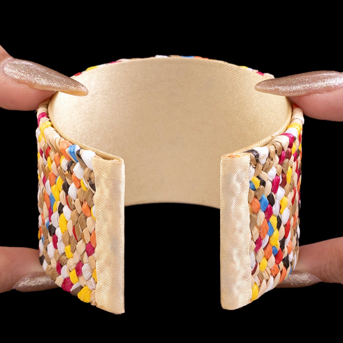 Multicolour Raffia Bracelet (Adjustable Size)