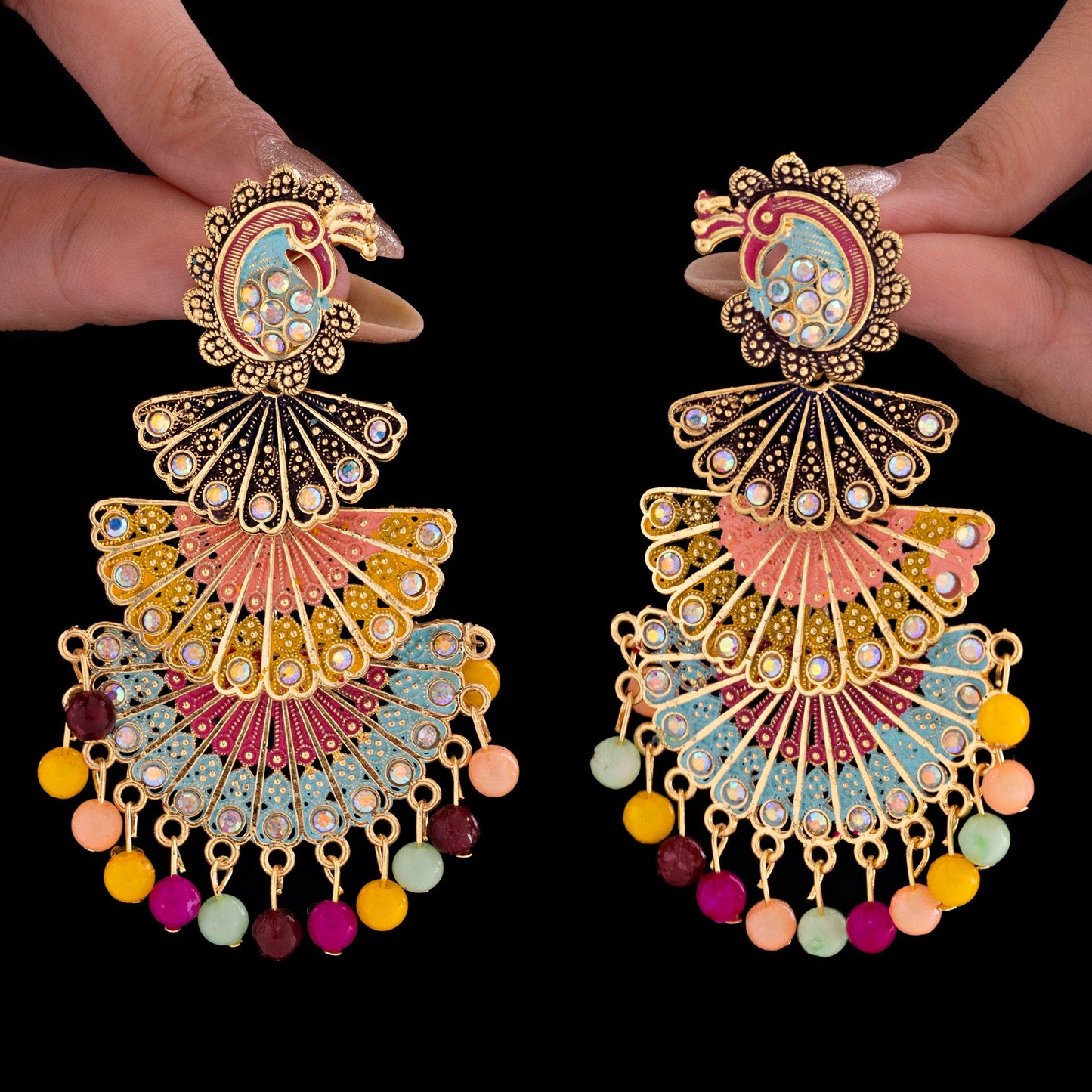 Layered Ethnic Danglers