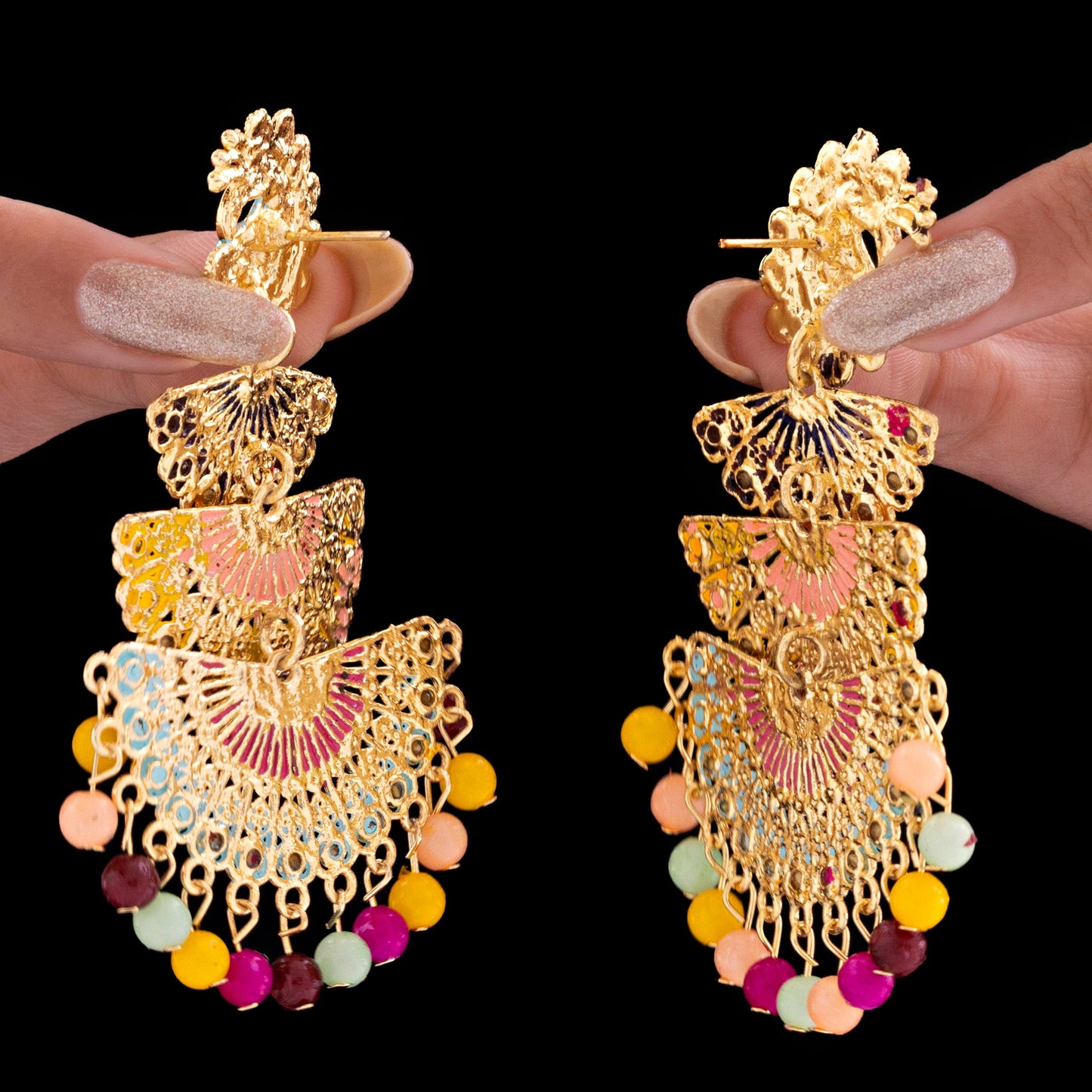 Layered Ethnic Danglers