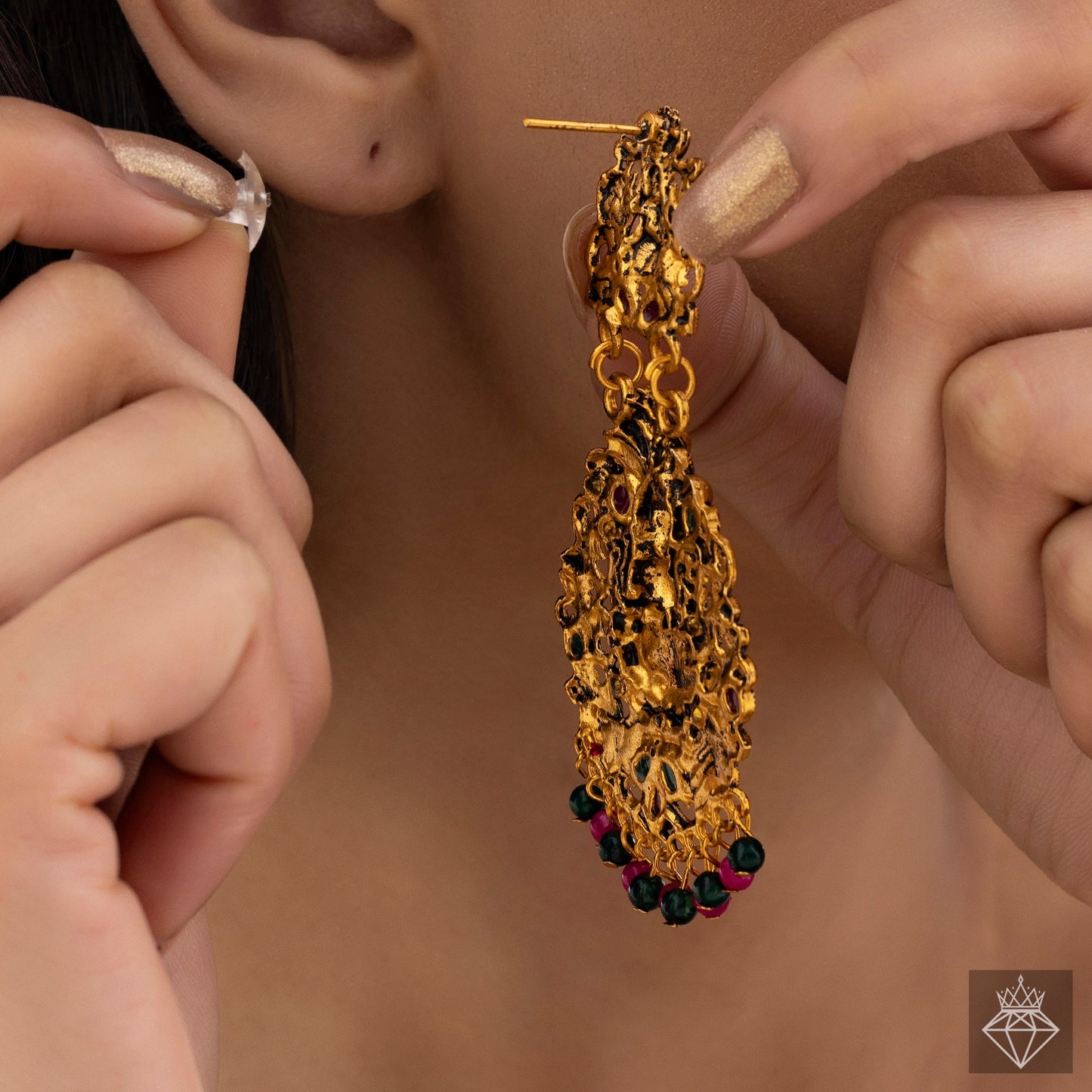 Goddess Lakshmi Earrings