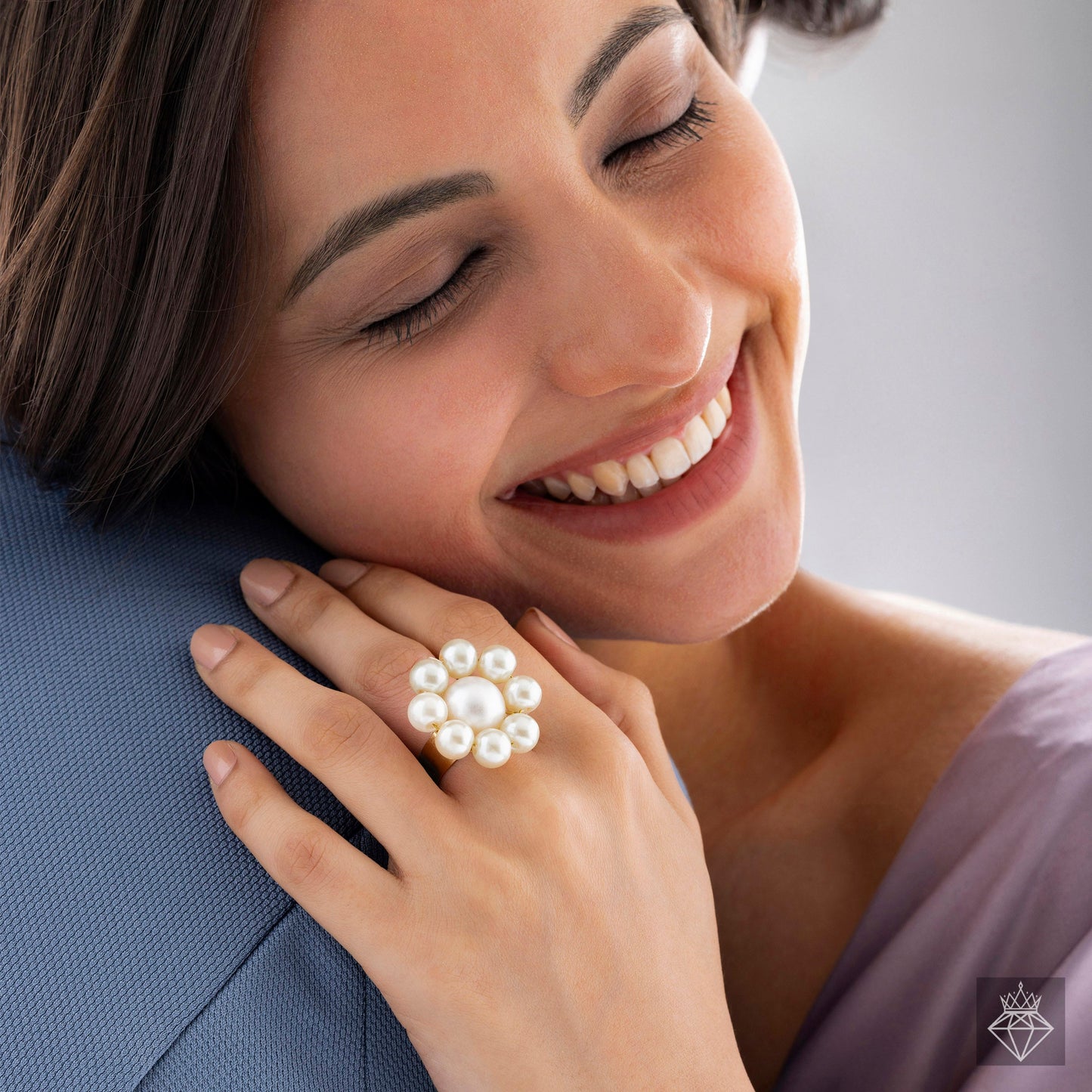 Oceanic Pearl Ring (Adjustable Size)