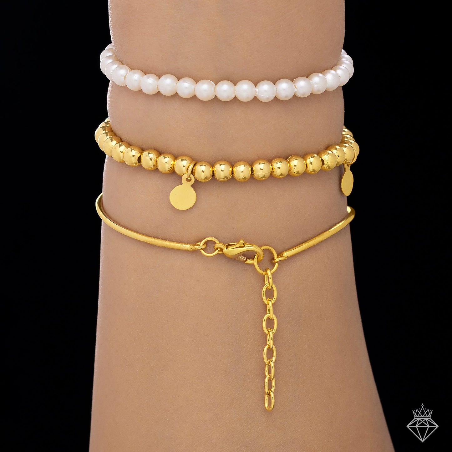 Triple Layer Bracelet (Adjustable Size)