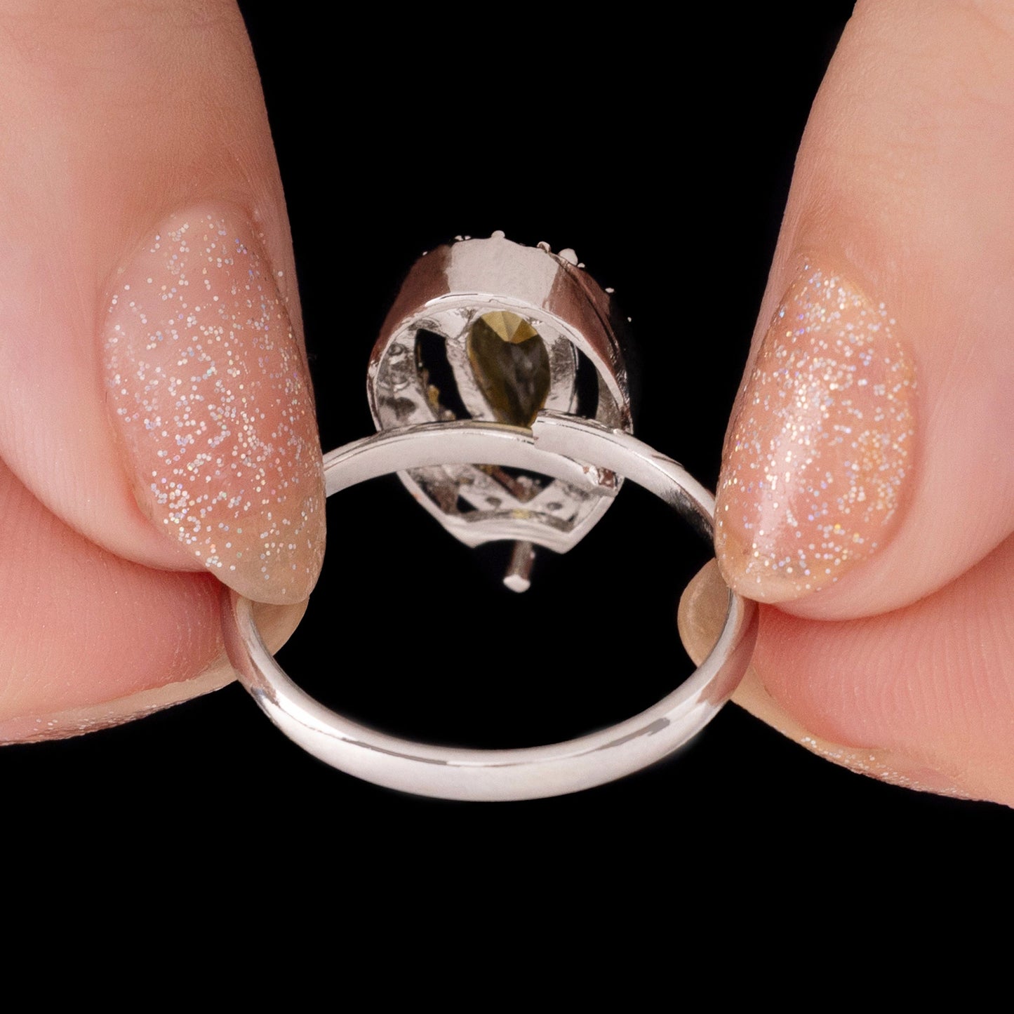 Drop Stone AD Ring