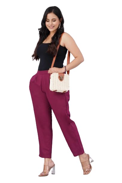 VENITYWAVE Women's Regular Fit Elastic Waist