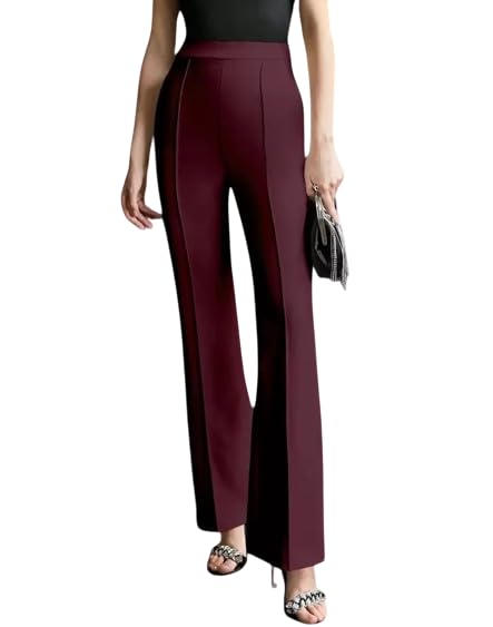 Bhagwati Silk Mill Women's Cotton Blend High Waist