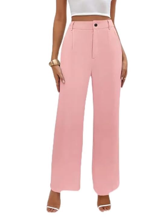 Elendra Women Trouser with Button Closure || Regular fit