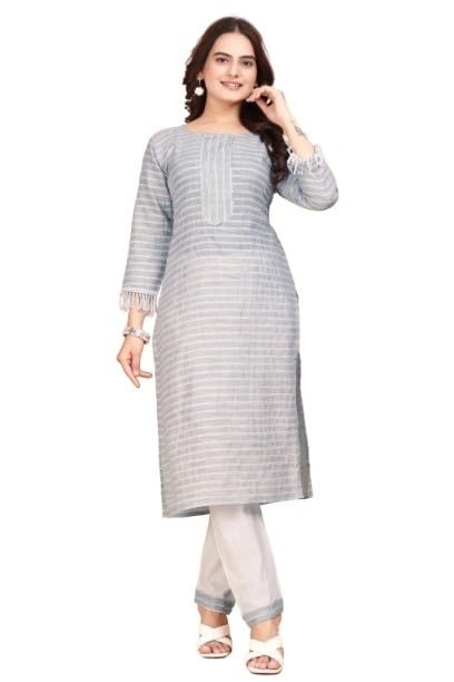 MS VHCK ENTERPRISE Women's Cotton Blend Striped