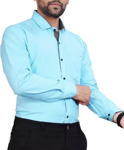 Tee Projekt Shirt for men Cotton Spread Collar Long Sleeve
