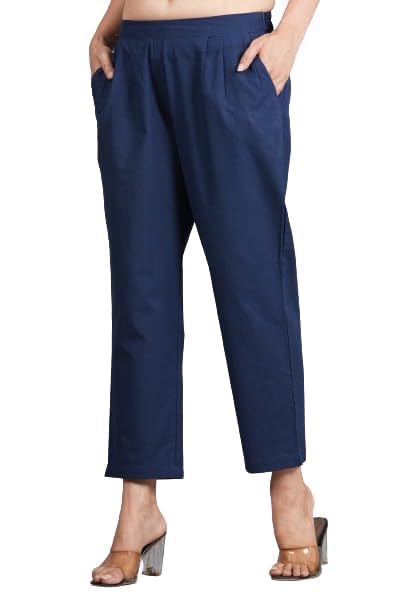 VENITYWAVE Women's High Waist Cotton Straight