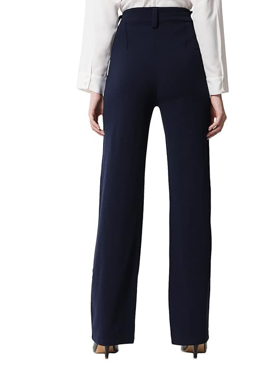 Elendra Women's Polyester Blend Casual Pants