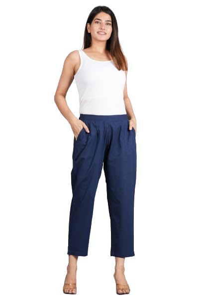 VENITYWAVE Women's High Waist Cotton Straight