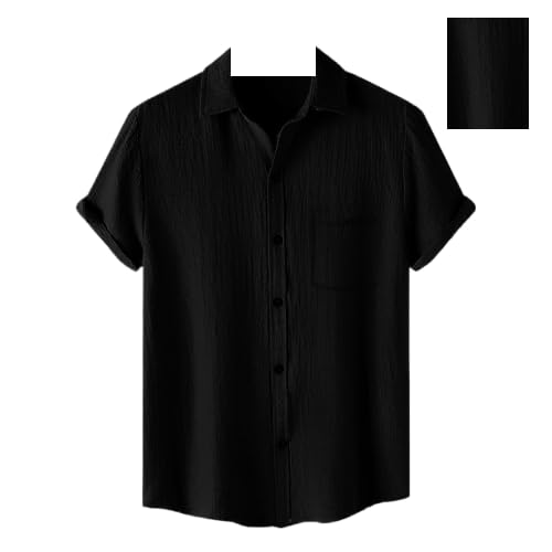 Pinkmint Men's Solid Regular Fit Shirt