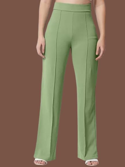 Bhagwati Silk Mill Women's Cotton Blend High Waist