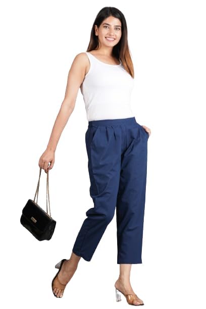 VENITYWAVE Women's High Waist Cotton Straight