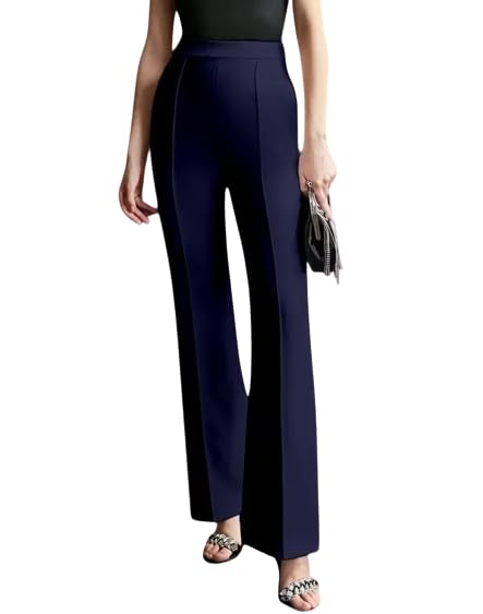 Bhagwati Silk Mill Women's Cotton Blend High Waist