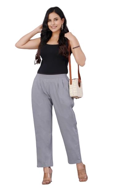 VENITYWAVE Women's High Waist Cotton Straight