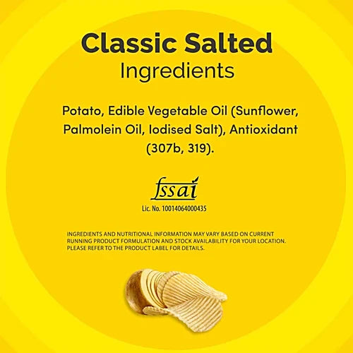 Lay's Classic Salted Flavor Potato Chips 82g