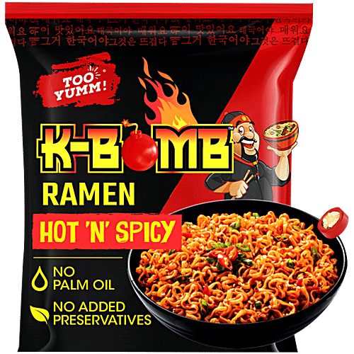 Too Yumm K-Bomb Ramen Hot n Spicy Instant Noodles