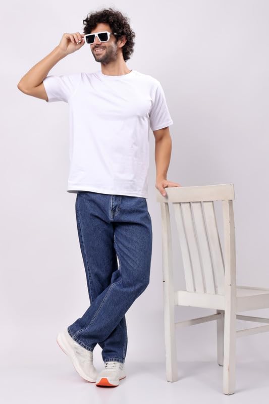 London Hills Men's Relaxed Fit Mid Rise Jeans || Relaxed