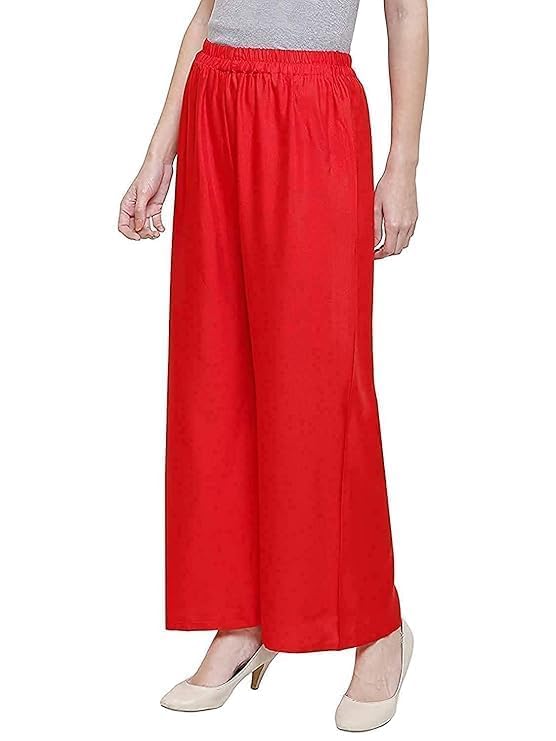 MOOLYAVAAN Products Rayon Palazzo for Girls