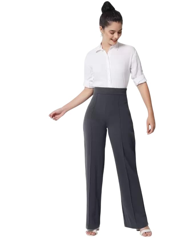 Bhagwati Silk Mill Women's Cotton Blend High Waist