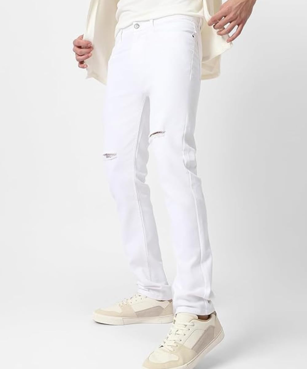 PYKAR Mens Jeans Stretchable Cotton Fabric Regular Fit