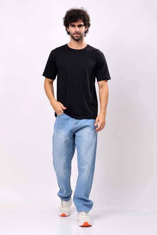 London Hills Men's Relaxed Fit Mid Rise Jeans || Relaxed