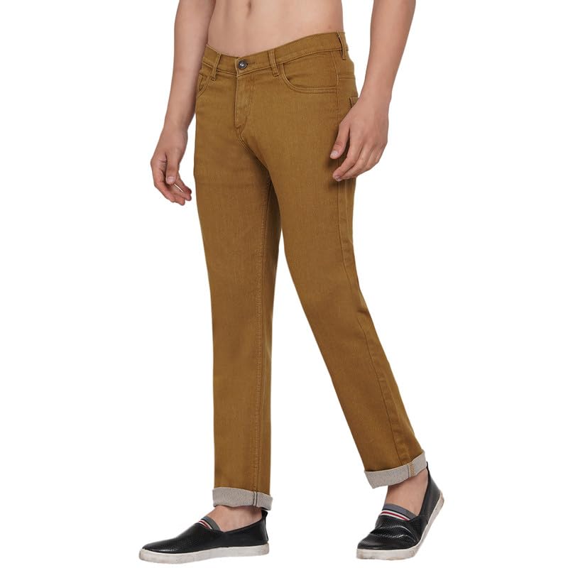 DAIS Men's Stretchable Skinny Fit Mid Rise Jeans