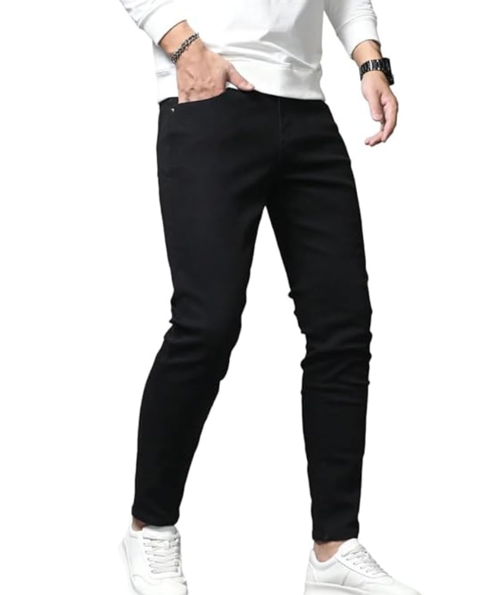 PYKAR Mens Jeans Stretchable Cotton Fabric Regular Fit