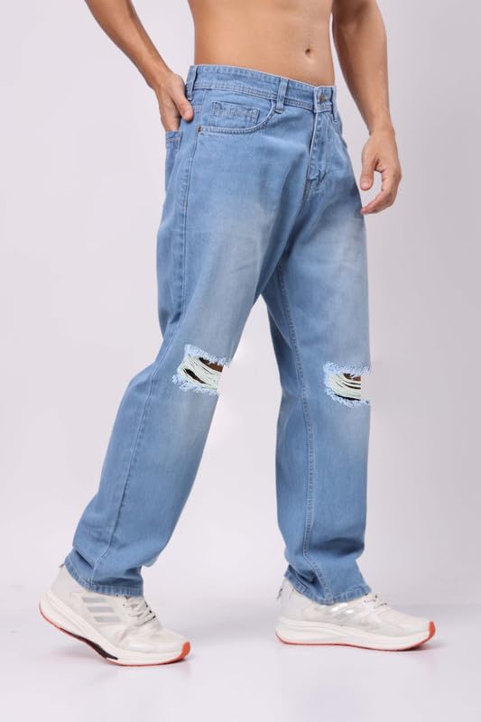 London Hills Men's Relaxed Fit Mid Rise Jeans || Relaxed
