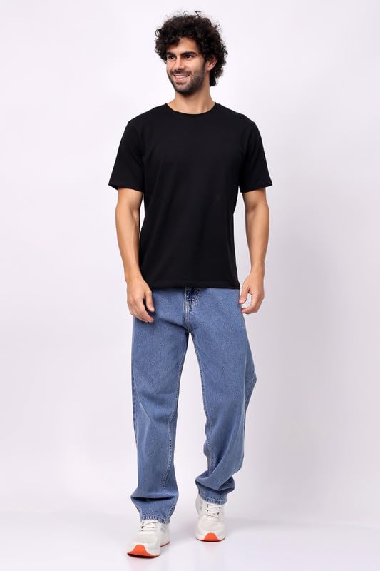 London Hills Men's Relaxed Fit Mid Rise Jeans || Relaxed
