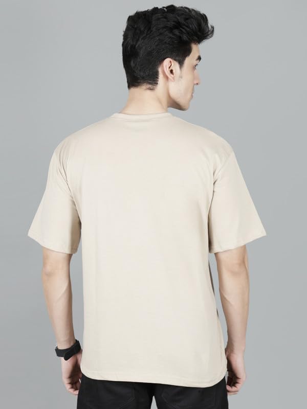 London Hills Men's Cotton Oversized Fit Casual Printed