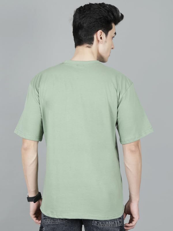 London Hills Men's Cotton Oversized Fit Casual Printed