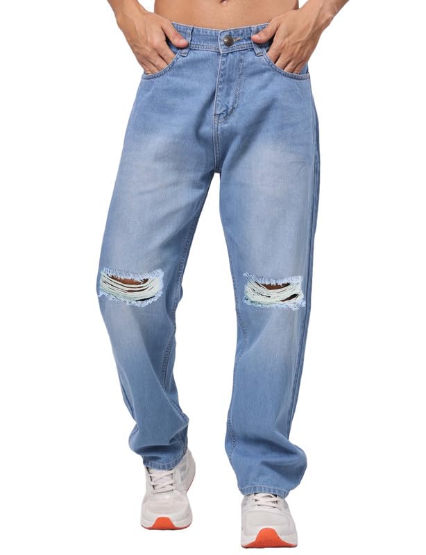 London Hills Men's Relaxed Fit Mid Rise Jeans || Relaxed