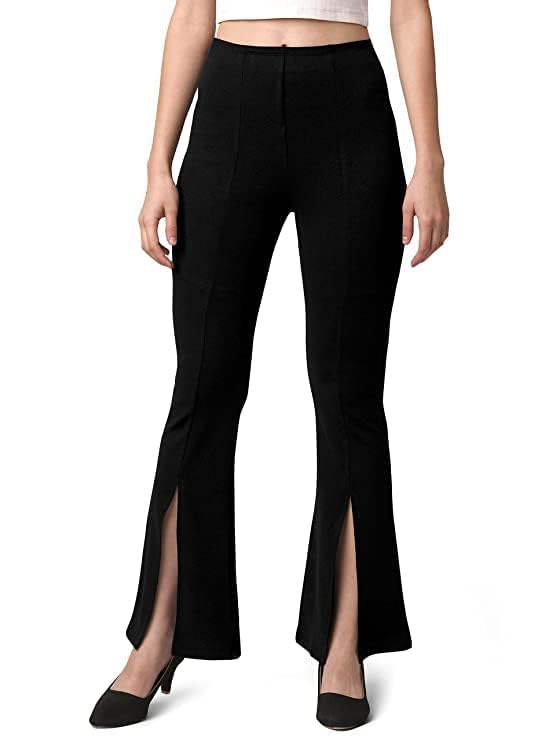 Mehrang Cotton Blend Parallel Trouser Pants Regular fit