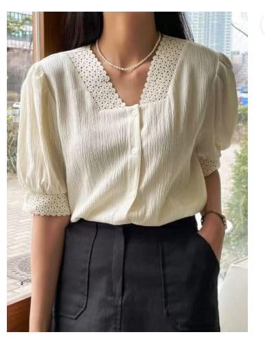 JC JUMMY COUTURE Women's Vintage Style Blouse