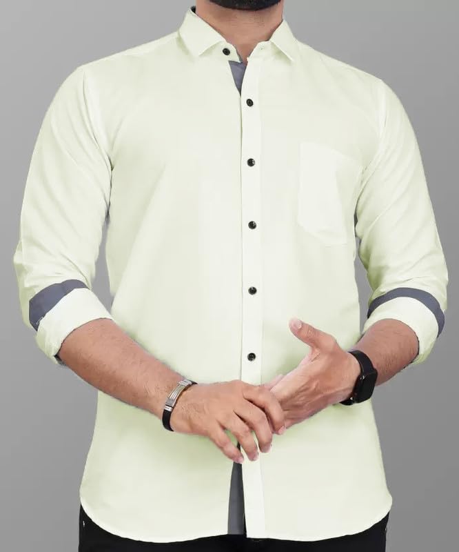 Pinkmint Casual Cotton Blend Long Sleeve Light Beige