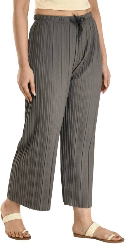 KIROTO -Women Relaxed Multicolor Lycra Blend