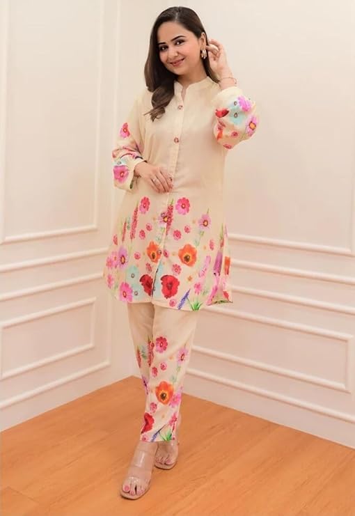 GRECIILOOKS Anarkali Kurta-Set for Women