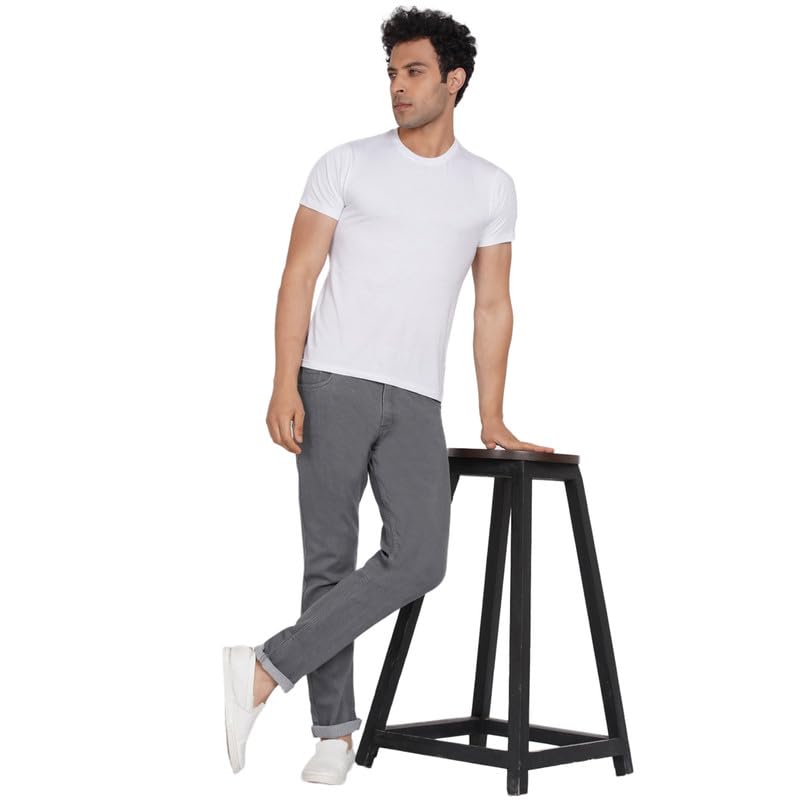 DAIS Men's Stretchable Skinny Fit Mid Rise Jeans
