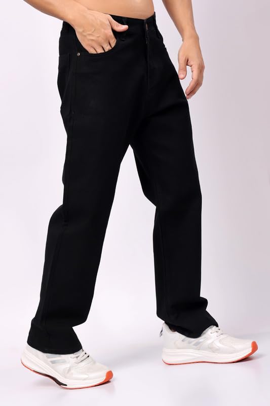 London Hills Men's Relaxed Fit Mid Rise Jeans || Relaxed