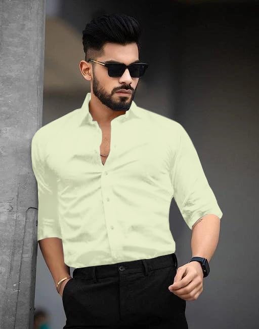 Pinkmint Cotton Spread Collar Long Sleeve Shirt