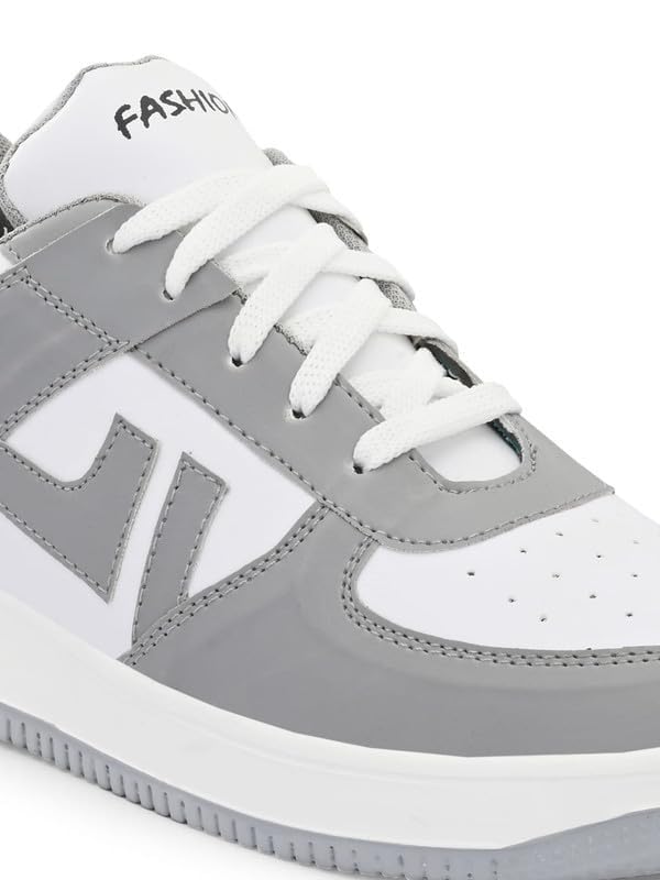 BADLAV Mens Grey Comfortable Sneakers for Men's - alphahostel.in