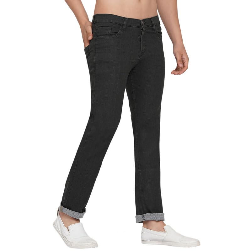 DAIS Men's Stretchable Skinny Fit Mid Rise Jeans