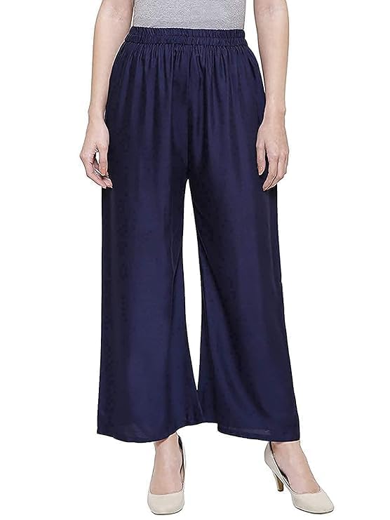 MOOLYAVAAN Products Rayon Palazzo for Girls