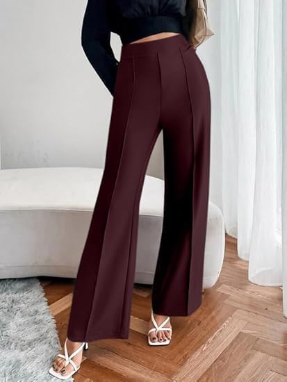 D&V Creations Wide Leg Trousers for Women