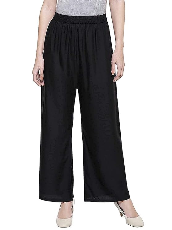 MOOLYAVAAN Products Rayon Palazzo for Girls