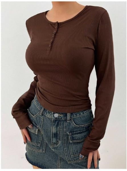 JC JUMMY COUTUREWomen's Quarter Button Full Sleeve