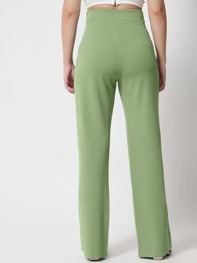 Bhagwati Silk Mill Women's Cotton Blend High Waist